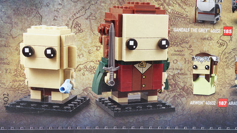 LEGO 40630 Frodo und Gollum BrickHeadz 5