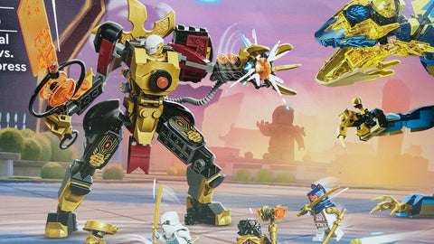LEGO 71796 Kaiserliches Mech-Duell gegen den Elementardrachen NINJAGO 4