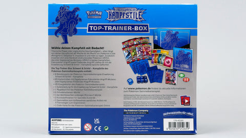 Schwert & Schild: Kampfstile - Top Trainer Box (ETB) - Blau