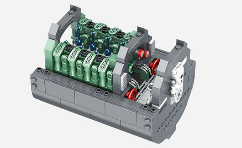 Revell 00960_das_boot U-Boot "Das Boot" - Brick System Revell Klemmbaustein Set Das Boot 9