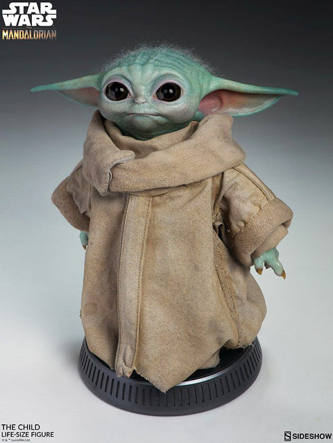 Sideshow Collectibles 400396_daskind Grogu Life-Size (Baby Yoda) - Lebensgrosse, realistische Statue Star Wars 5