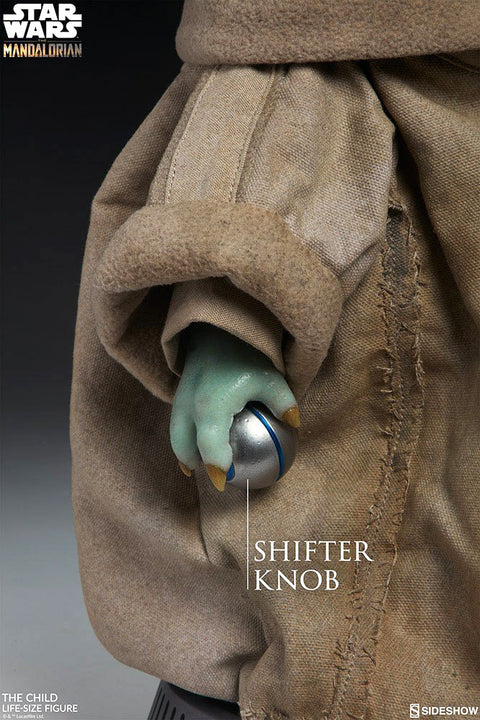 Sideshow Collectibles 400396_daskind Grogu Life-Size (Baby Yoda) - Lebensgrosse, realistische Statue Star Wars 6