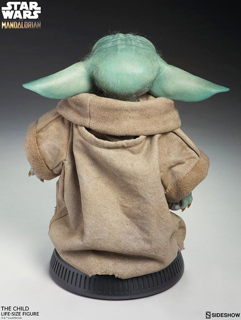 Sideshow Collectibles 400396_daskind Grogu Life-Size (Baby Yoda) - Lebensgrosse, realistische Statue Star Wars 8