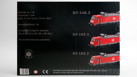 Stone Heap SH-006 Deutsche Bahn - Traxx 3 in 1 - Baureihe 146.2/185/185.2 Züge und Zubehör 3