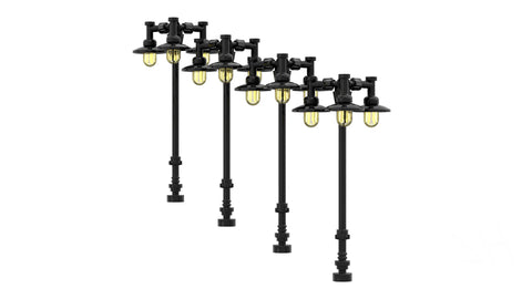 Stone Heap SH-018_2 Lampenset 4x - Design "Historisch 2" Züge und Zubehör 1