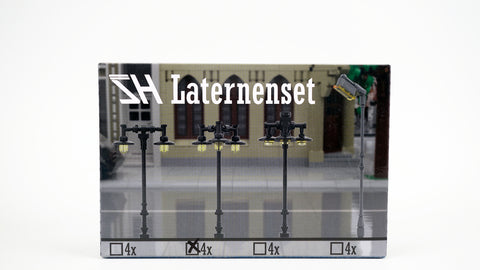 Stone Heap SH-018_2 Lampenset 4x - Design "Historisch 2" Züge und Zubehör 2
