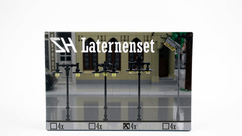 Stone Heap SH-018_3 Lampenset 4x - Design "Historisch 3" Züge und Zubehör 2