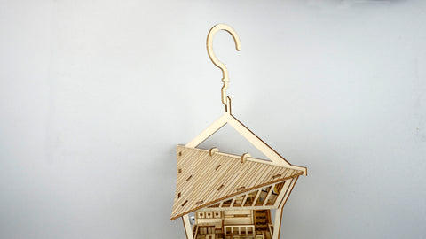 Tiny Treehouse T-TH-SKLG-M-X Mini Baumhaus "Himmels-Häuschen" mit LEDs, inkl. Batterien Mini Baumhäuser 7