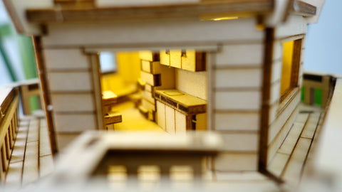 Tiny Treehouse T-TH-WDOP-S-X Mini Baumhaus "Waldausblick" mit LEDs, inkl. Batterien Mini Baumhäuser 4