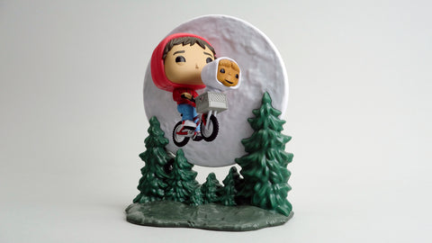 Funko Pop! 1259 Elliott & E.T. Fahrradflug (Glow in the dark) - 40 Jahre E.T. - POP #1259 E.T. der Ausserirdische 1