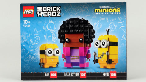 LEGO 40421 Belle Bottom, Kevin & Bob BrickHeadz 2