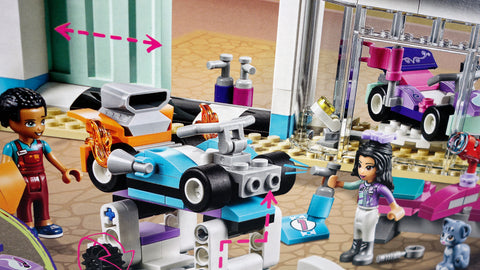 LEGO 41351 Tuning Werkstatt Friends 8