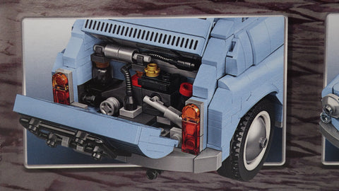 LEGO 77942 Blauer Fiat 500 Creator Expert 7