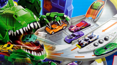 Hotwheels GJL14 Hot Wheels Ultimate Garage mit T-Rex-Angriff Garagen 5