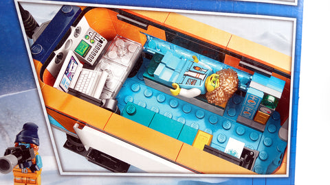 LEGO 60378 Arktis-Schneepflug mit mobilem Labor City 4