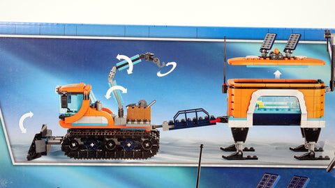 LEGO 60378 Arktis-Schneepflug mit mobilem Labor City 6