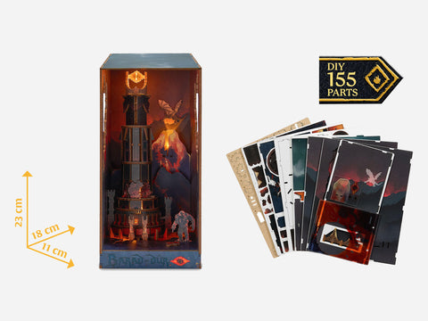 Revell 00537_barad_dur Herr der Ringe - Barad-dur (Das Auge Saurons) Book Nook - Buchstütze Herr der Ringe 4