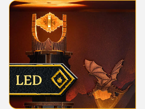 Revell 00537_barad_dur Herr der Ringe - Barad-dur (Das Auge Saurons) Book Nook - Buchstütze Herr der Ringe 6