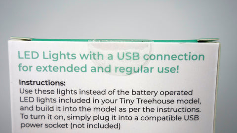 Tiny Treehouse T-AC-LTUS-A LED Licht mit USB Anschluss für Mini Baumhäuser (ohne USB Netzteil) Mini Baumhäuser 2