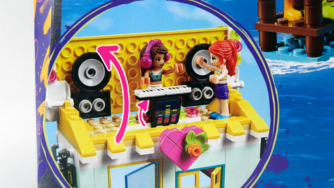 LEGO 41428 Strandhaus mit Tretboot Friends 4