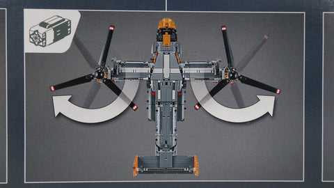 LEGO 42113 Bell Boeing V-22 Osprey Technic 17