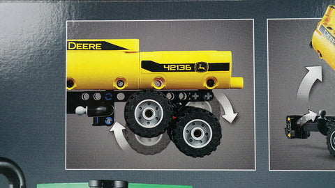 LEGO 42136 John Deere 9620R 4WD Tractor Technic 4