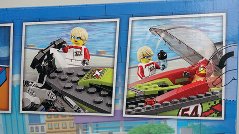 LEGO 60254 Rennboot-Transporter City 4
