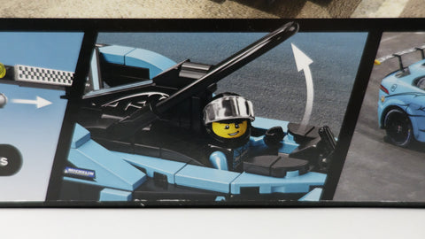 LEGO 76898 Formula E Panasonic Jaguar Racing GEN2 car & Jaguar I-PACE eTROPHY Speed Champions 3