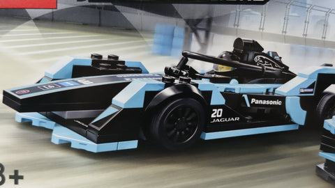 LEGO 76898 Formula E Panasonic Jaguar Racing GEN2 car & Jaguar I-PACE eTROPHY Speed Champions 6