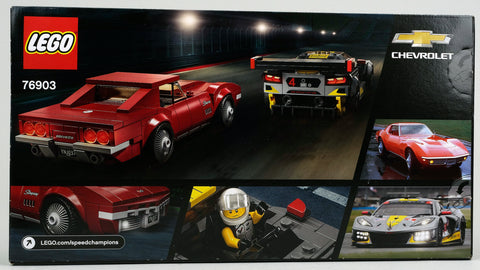 LEGO 76903 Chevrolet Corvette C8.R & 1968 Chevrolet Corvette Speed Champions 2