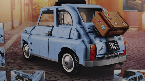 LEGO 77942 Blauer Fiat 500 Creator Expert 4