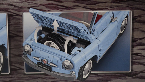 LEGO 77942 Blauer Fiat 500 Creator Expert 8