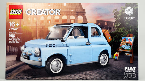 LEGO 77942 Blauer Fiat 500 Creator Expert 1