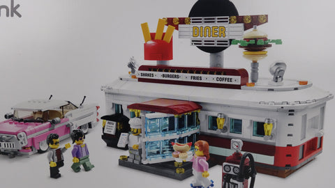 LEGO 910011 Restaurant aus den 1950er-Jahren / 1950s Diner Bricklink Designer Program 7